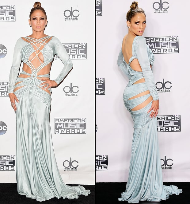 Not 10 But 12 Outfits Jennifer Lopez Wore At The American Music Awards 2015 - The September Standard