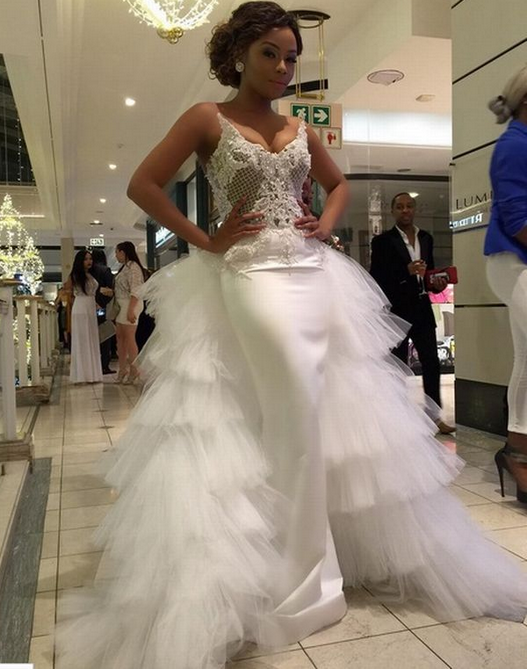 Bonang Matheba in GJC Bridal Couture