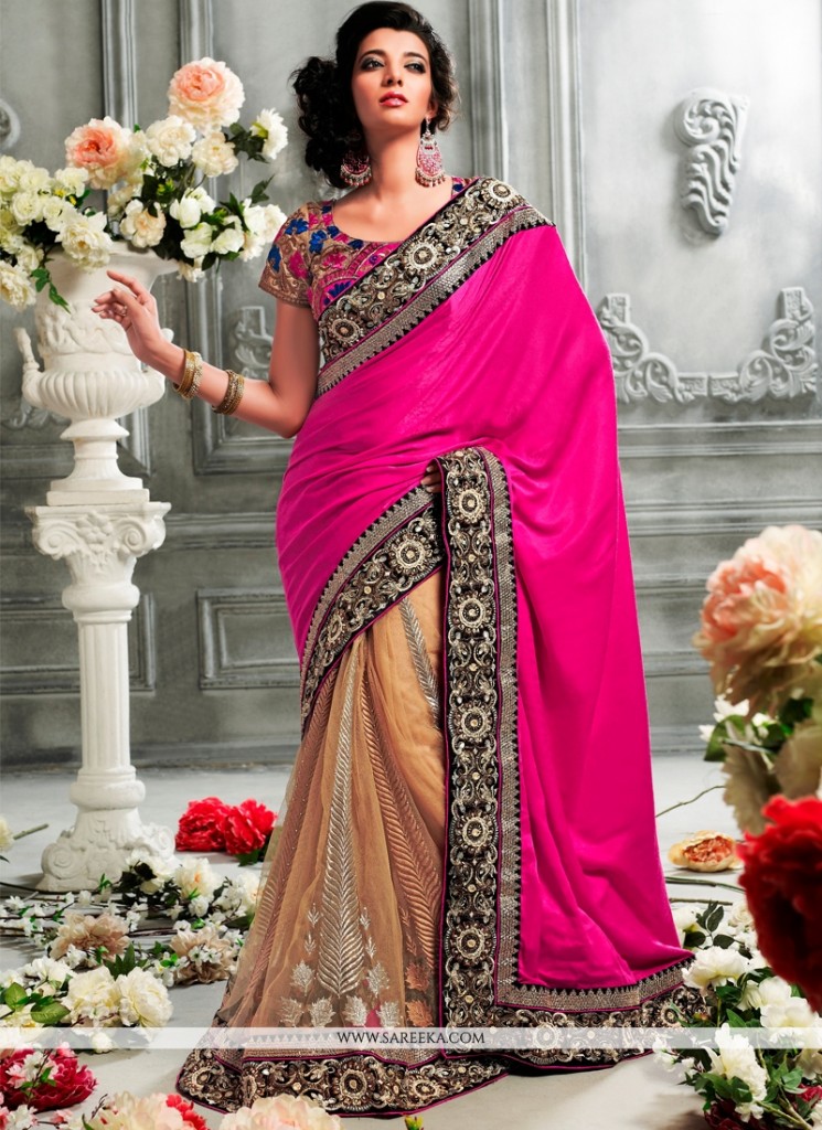 preety-pink-and-cream-border-work-silk-velvet-designer-saree-800x1100