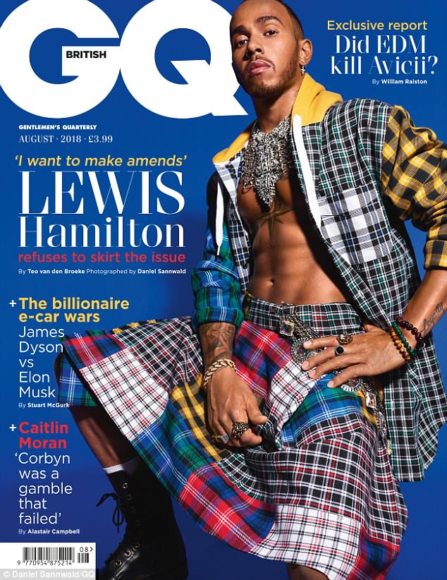 Lewis Hamilton is making a bold political and fashion statement 
